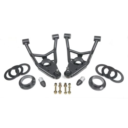 A set of Front Lower StrongArms | Stock Style Coil Spring | 1964-1972 GM A-Body for the ford f-150.