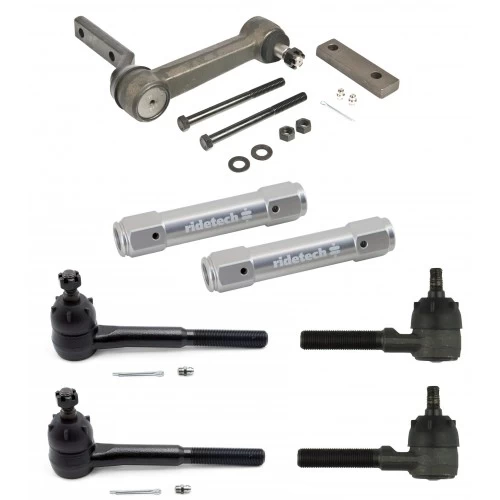 A Steering Linkage Kit | 1963-1964 C10, including a steering wheel, a steering wheel, and a ball joint.