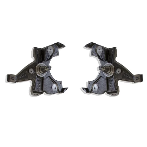 A pair of 2" Drop Spindles | 1988-1998 C1500 with HD Brakes on a white background.