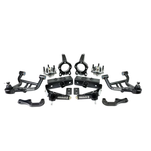 A set of Front SLA Suspension System | 1979-1993 Mustang (Stock K-Member) for a truck.