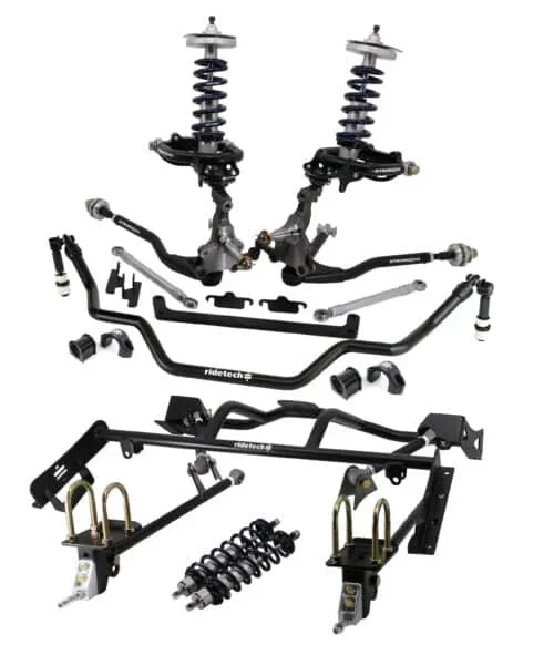 A Complete Coil-Over Suspension System | 1964-1966 Mustang - Pin Spindle for a car.