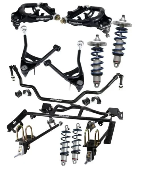 A Complete Coil-Over Suspension System | 1967-1970 Mustang for a car with springs and shocks.