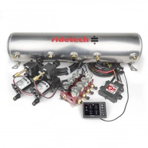 A Comp. Kit 5 Gallon BigRed E5 air compressor kit with a remote control.