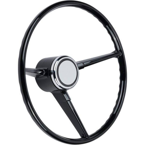 A 1967-68 Chevy & GMC Truck 15" steering wheel on a white background.