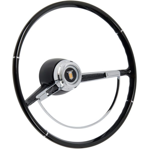 A 1965 Chevy Nova / 1966 Deluxe C10 Truck 15" Steering Wheel on a white background.