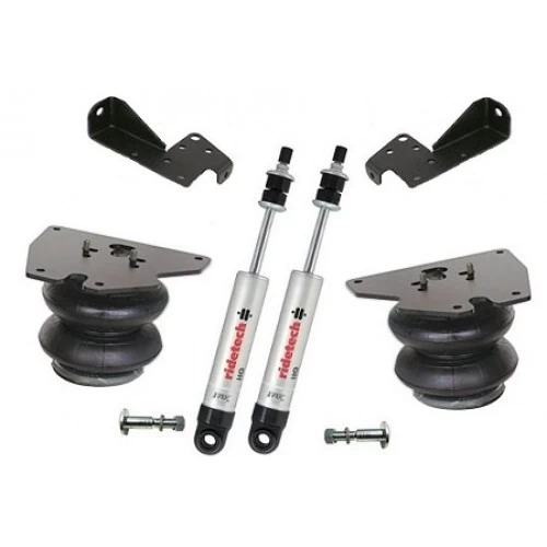 A set of Front CoolRide Air Springs and Shocks | 1963-1972 C10 with StrongArms for a truck.