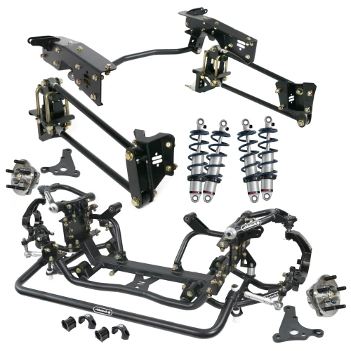 A Complete Coil-Over Suspension System for a car with springs and shocks. | 1965-1972 F-100 2WD - Hub Spindle