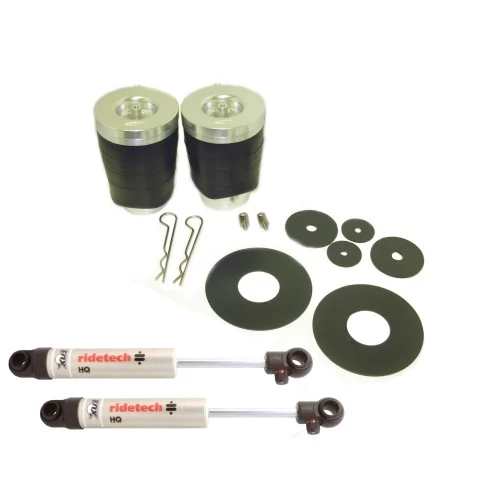 A Rear CoolRide Air Spring and Shock Kit | 1965-1970 Cadillac suspension kit for a car.