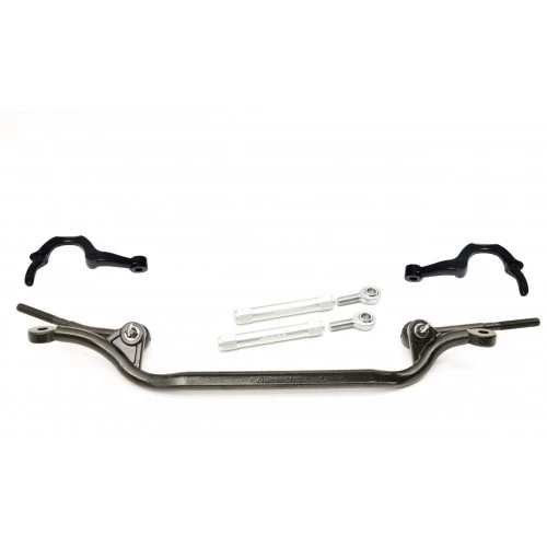 A TruTurn Upgrade Kit | 1967-1969 Camaro / Firebird and 1968-1974 Nova of metal brackets and hardware for a car.