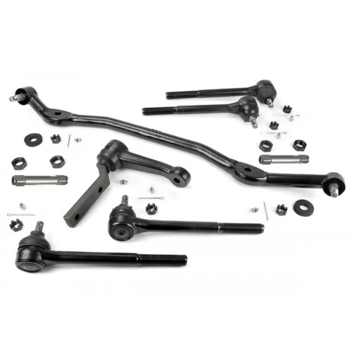 A set of Steering Linkage Kit | 1971-1972 GM A-Body and hardware for a car.