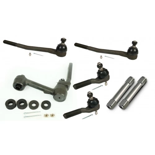 A set of Steering Linkage Kit | 1970 Mustang and Cougar with OE Power Steering for a car, including a steering wheel, a steering wheel, and a steering wheel.