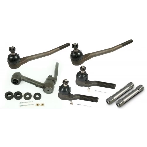 A Steering Linkage Kit | 1967-1969 Mustang and Cougar with OE Power Steering containing tie rods and bolts for a car.