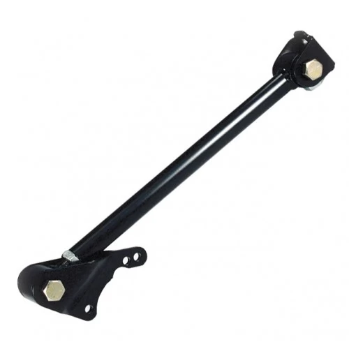 A black Adjustable Panhard Bar | 1973-1991 GM C30 with Dana Differential for a white background.