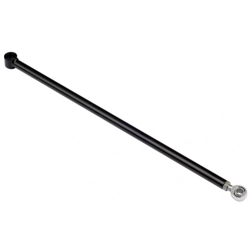 An Adjustable Panhard Bar with a black handle on a white background.