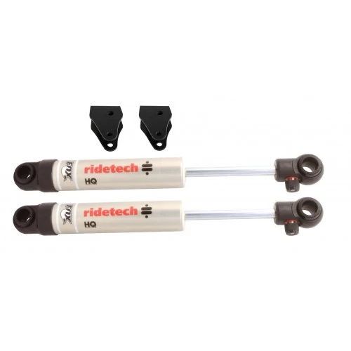 A pair of Rear HQ Shock Kit | 1973-1987 C10 with 4″-6″ drop for a white background.